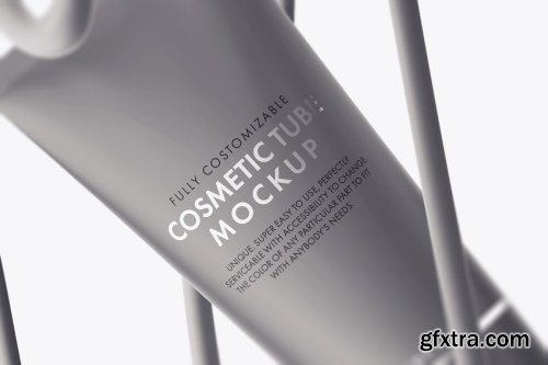 CreativeMarket - Cosmetic Tube Mockup 3749015