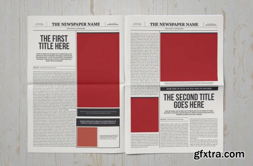 creativemarket - Classic A3 Newspaper Template 4316099