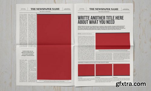 creativemarket - Classic A3 Newspaper Template 4316099