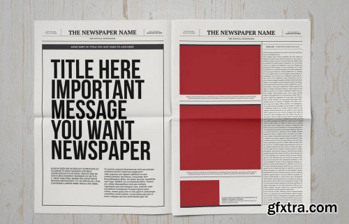 creativemarket - Classic A3 Newspaper Template 4316099