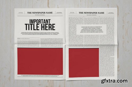 creativemarket - Classic A3 Newspaper Template 4316099