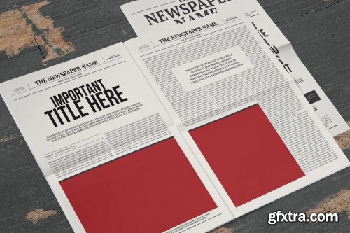 creativemarket - Classic A3 Newspaper Template 4316099