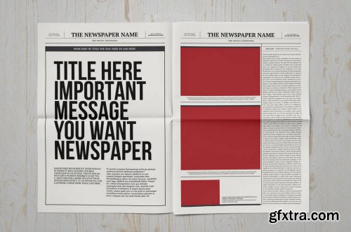 creativemarket - Classic A3 Newspaper Template 4316099