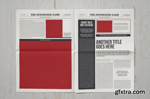 creativemarket - Classic A3 Newspaper Template 4316099