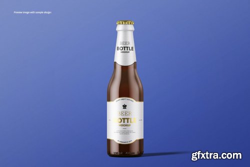 CreativeMarket - Beer Bottle Mockup Set 4191655