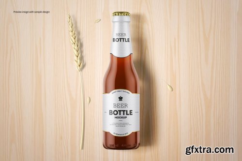 CreativeMarket - Beer Bottle Mockup Set 4191655