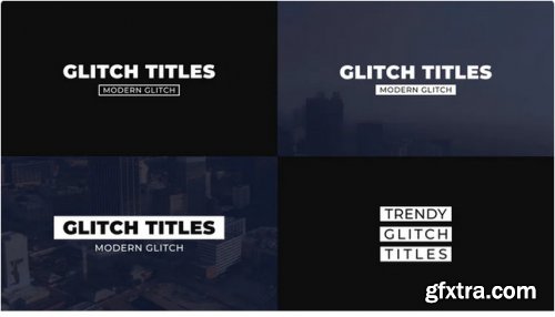 15 Glitch Titles - After Effects 304097