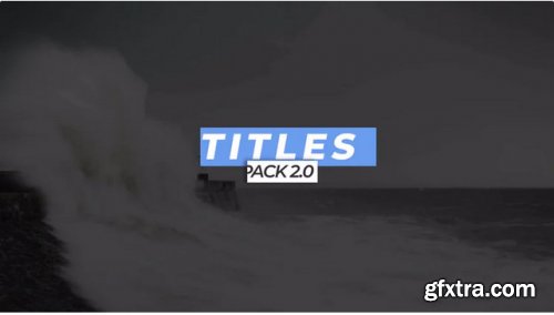 Titles Pack 2.0 - After Effects 304185