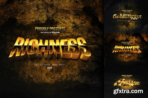 Elegant Gold Text Effects