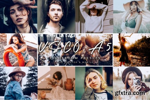 CreativeMarket - VSCO A5 Lightroom Presets Pack 4277694