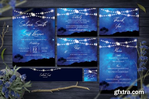 Night Wedding Invitation