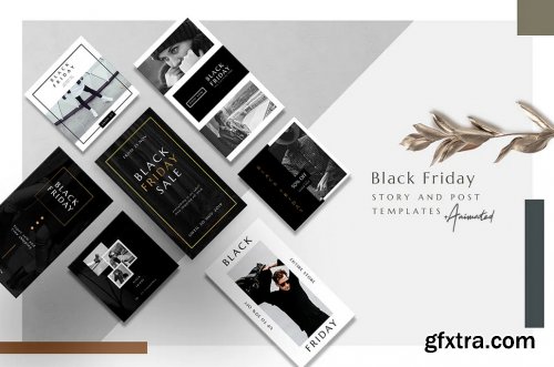 Animated Instagram Basic Pack - Black Friday