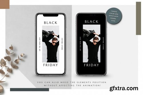 Animated Instagram Basic Pack - Black Friday