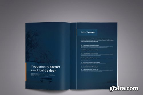 CreativeMarket - Corporate Business Brochure template 4110558