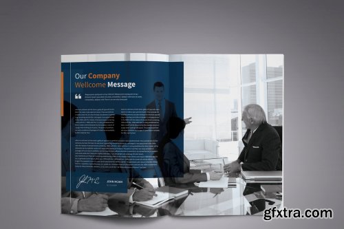 CreativeMarket - Corporate Business Brochure template 4110558