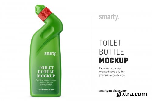 CreativeMarket - Toilet cleaner bottle mockup 3752465