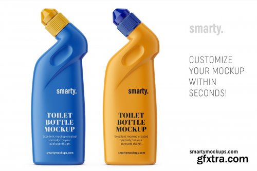 CreativeMarket - Toilet cleaner bottle mockup 3752465