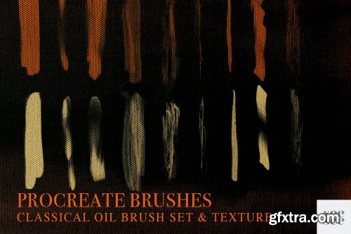 CreativeMarket - Procreate Oil Brush Set + Texture 3732089