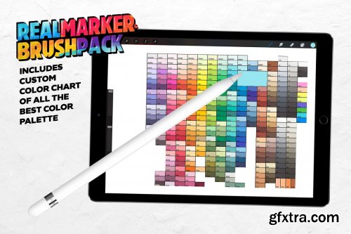 CreativeMarket - CopicArt markers set for Procreate 3332638