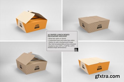 CreativeMarket - VOL. 20 Paper Box Packaging Mockups 4328475