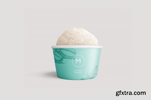 CreativeMarket - Ice cream paper cup mockup 4253280