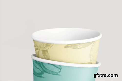 CreativeMarket - Ice cream paper cup mockup 4253280