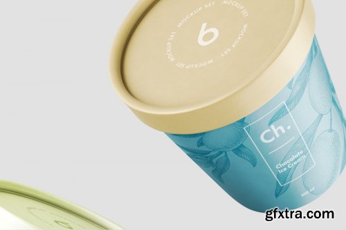 CreativeMarket - Ice Cream Jar Mockup 993613