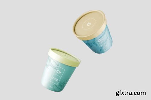 CreativeMarket - Ice Cream Jar Mockup 993613