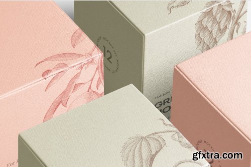 CreativeMarket - Box Mockup Vol.3 3800053