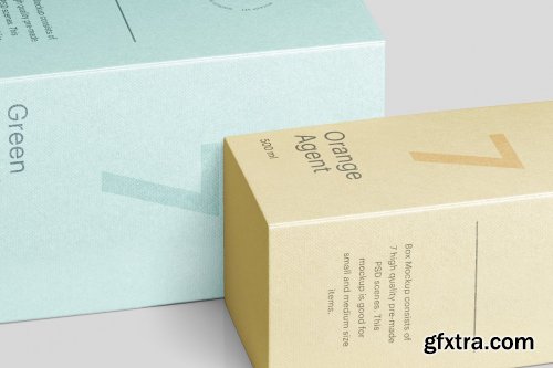 CreativeMarket - Box Mockup vol.4 4138404