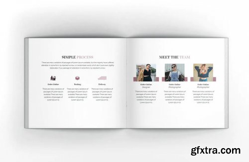 Fashion Square Brochure Template