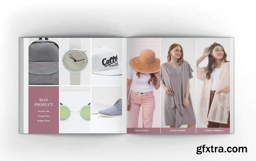 Fashion Square Brochure Template