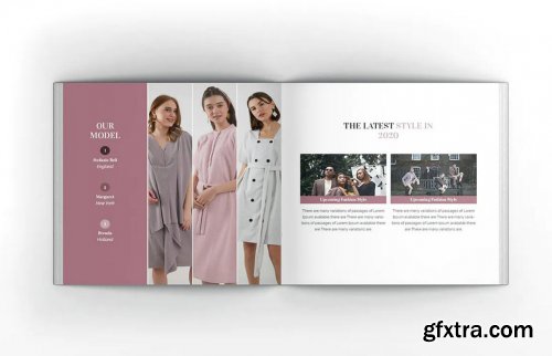 Fashion Square Brochure Template