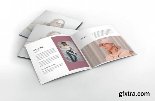 Fashion Square Brochure Template