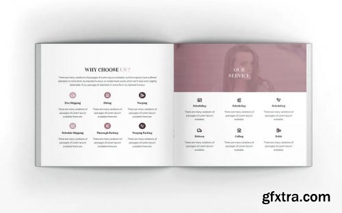 Fashion Square Brochure Template