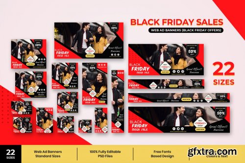 Black Friday Web Ad Banners