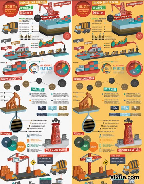 Industry & Logistic Infographic Design