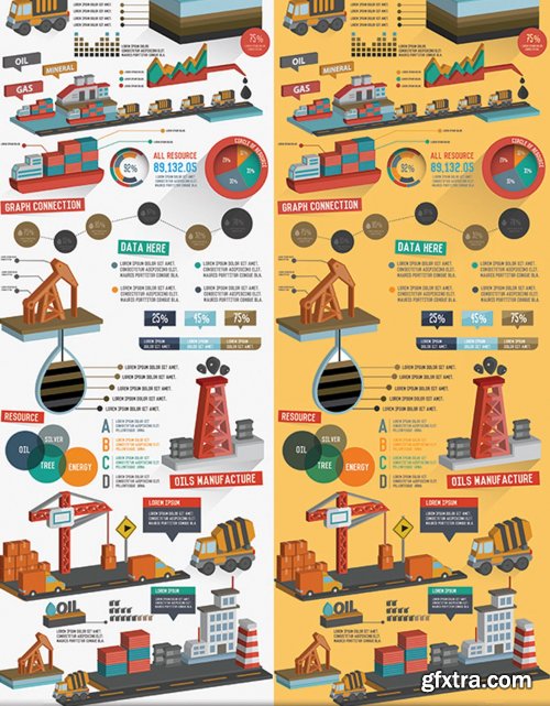 Industry & Logistic Infographic Design