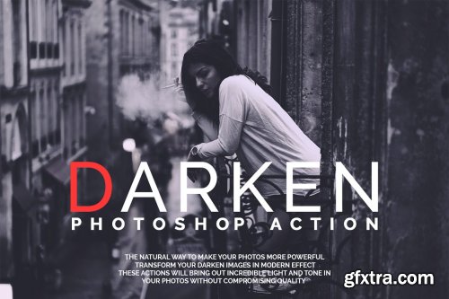 CreativeMarket - Darken Photoshop Actions 4308915