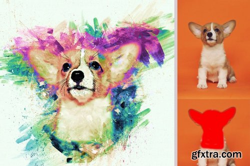 CreativeMarket - Paint Photoshop Action 4237606