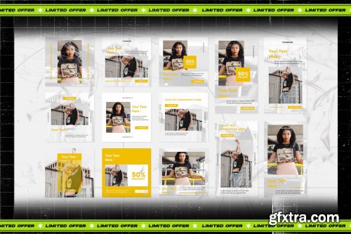 CreativeMarket - BIG BUNDLES INSTAGRAM TEMPLATES 4338197