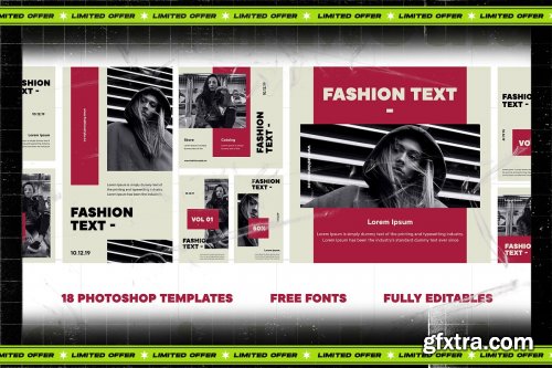 CreativeMarket - BIG BUNDLES INSTAGRAM TEMPLATES 4338197