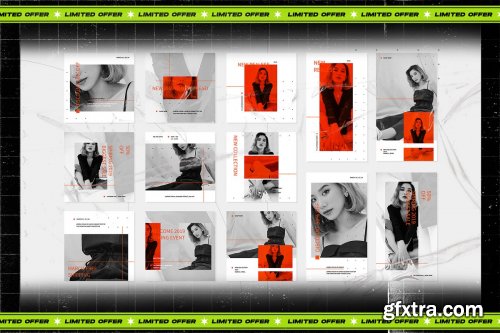 CreativeMarket - BIG BUNDLES INSTAGRAM TEMPLATES 4338197