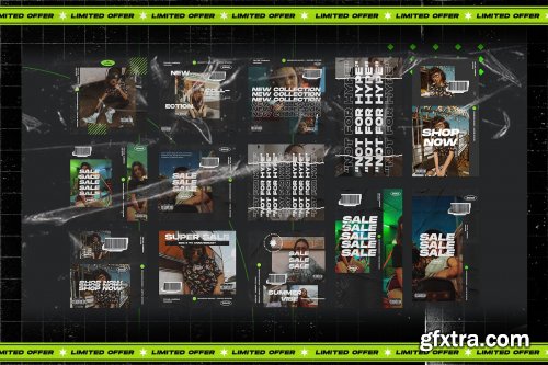 CreativeMarket - BIG BUNDLES INSTAGRAM TEMPLATES 4338197