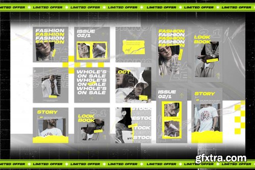 CreativeMarket - BIG BUNDLES INSTAGRAM TEMPLATES 4338197