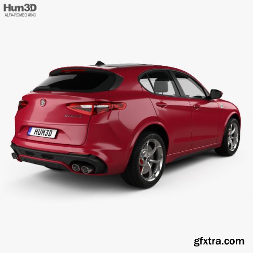 Alfa Romeo Stelvio Quadrifoglio 2018 3D model