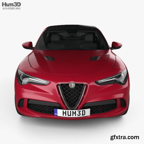 Alfa Romeo Stelvio Quadrifoglio 2018 3D model