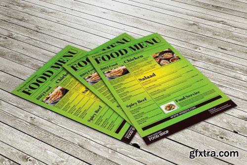 CreativeMarket - Restaurant Menu 3297289