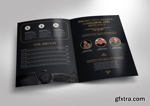 CreativeMarket - Ritual Agency Bi Fold-Brochur 3314066