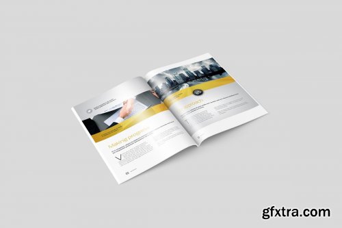 US Letter Magazine / Brochure Mockup